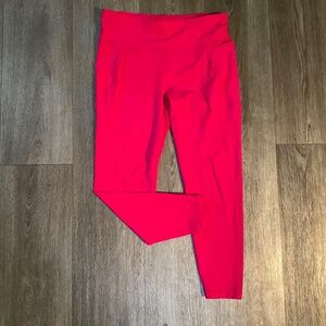 Sweaty Betty Power Leggings – Size L – 7/8 Length – Bright Pink
